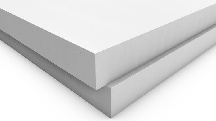 Für Schüttgutsilos optimierter PE-UHMWKunststoff: Dialen® MR natur, ähnlich RAL 9016 Verkehrsweiss, optimierte Verschleißfestigkeit