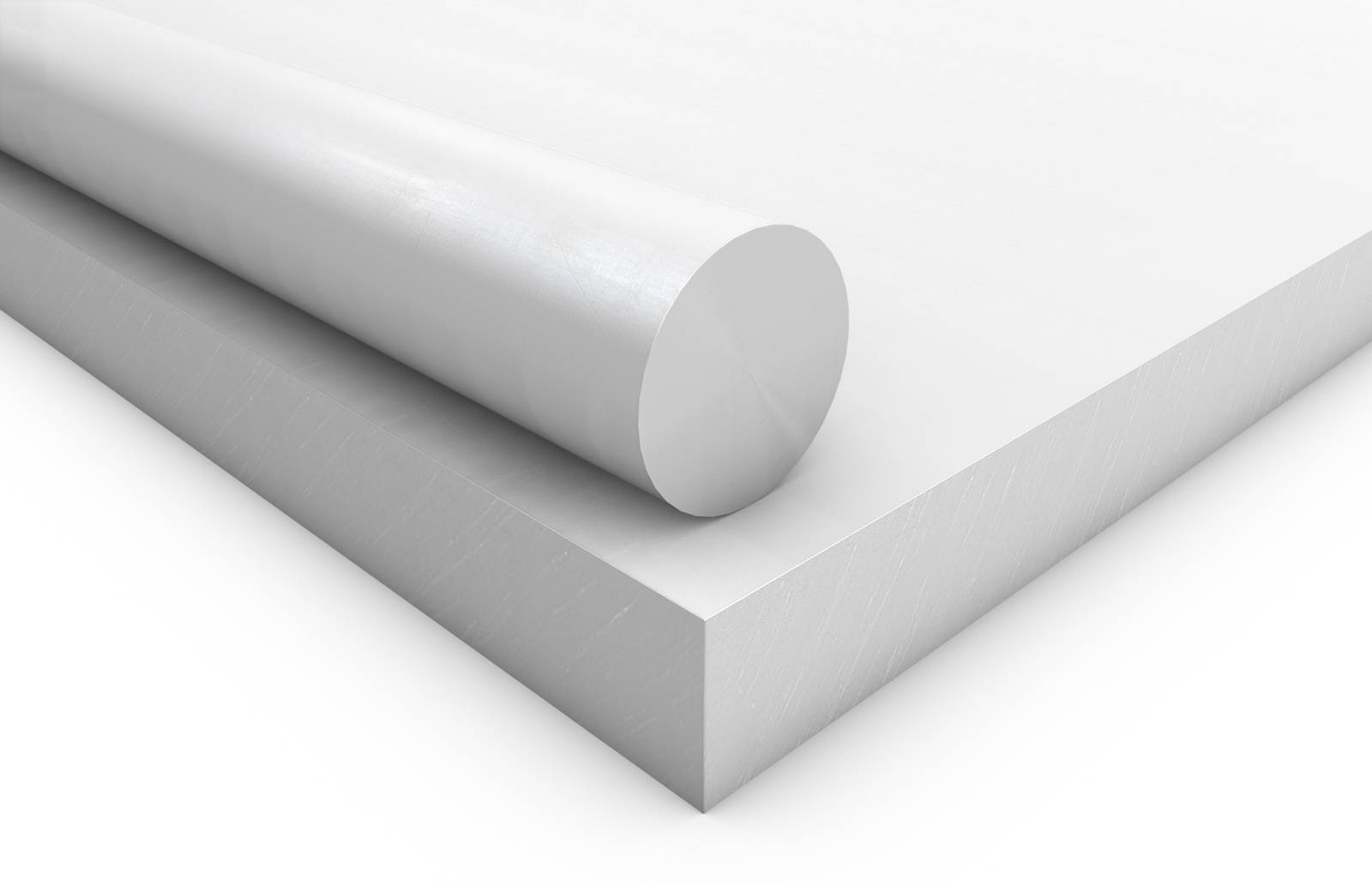 Kunststoff MURDOTEC 1000 white ESD: Ultrahochmolekulares Polyethylen (PE-UHMW)